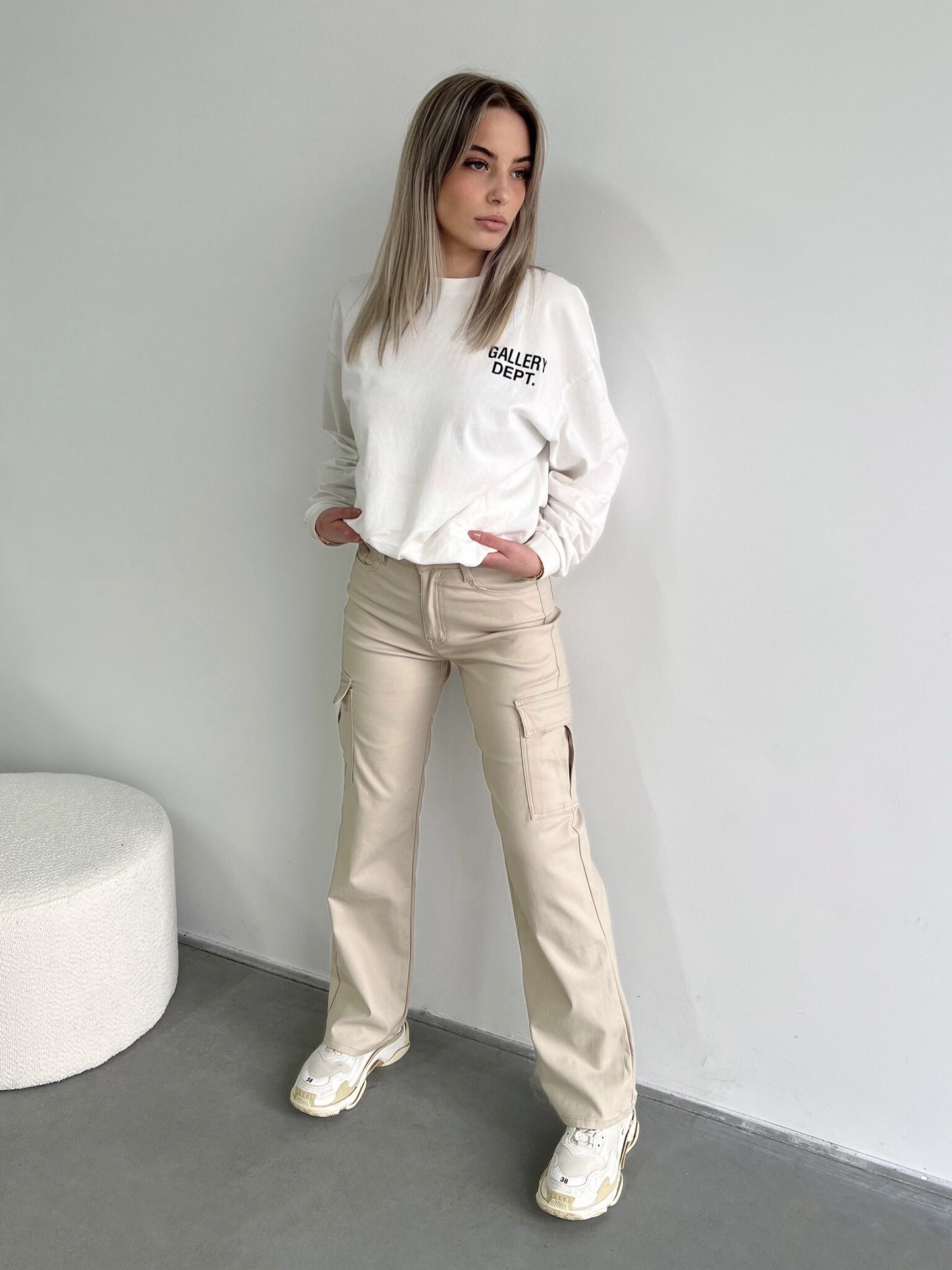 COATED CARGO BEIGE