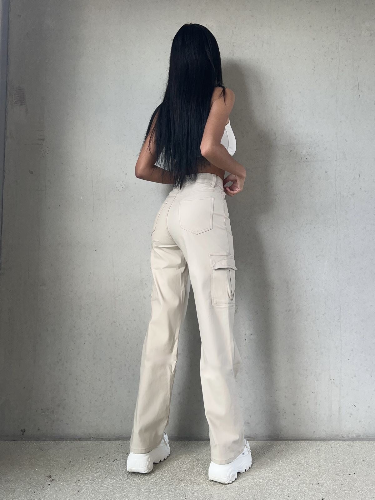 COATED CARGO BEIGE