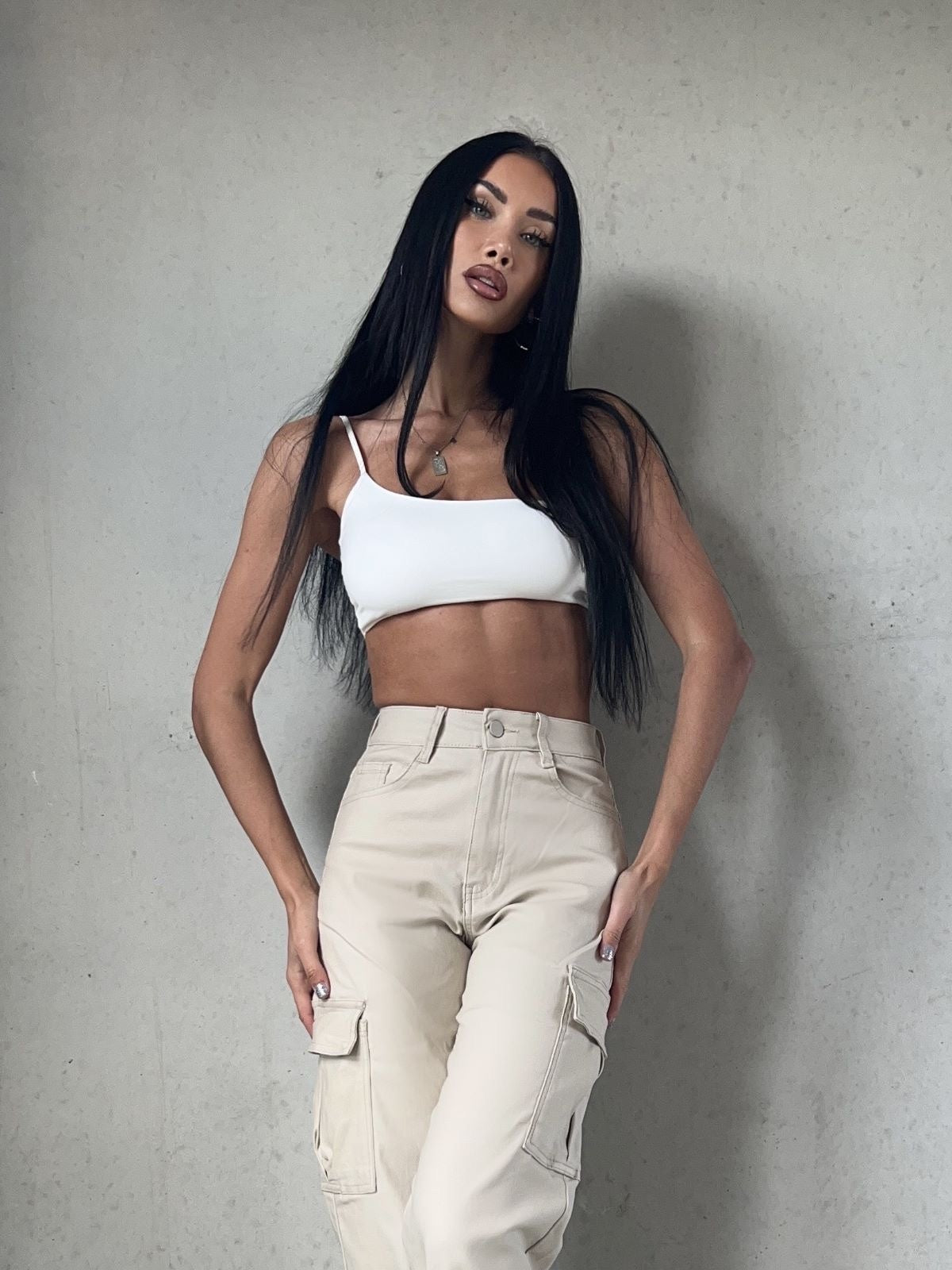COATED CARGO BEIGE
