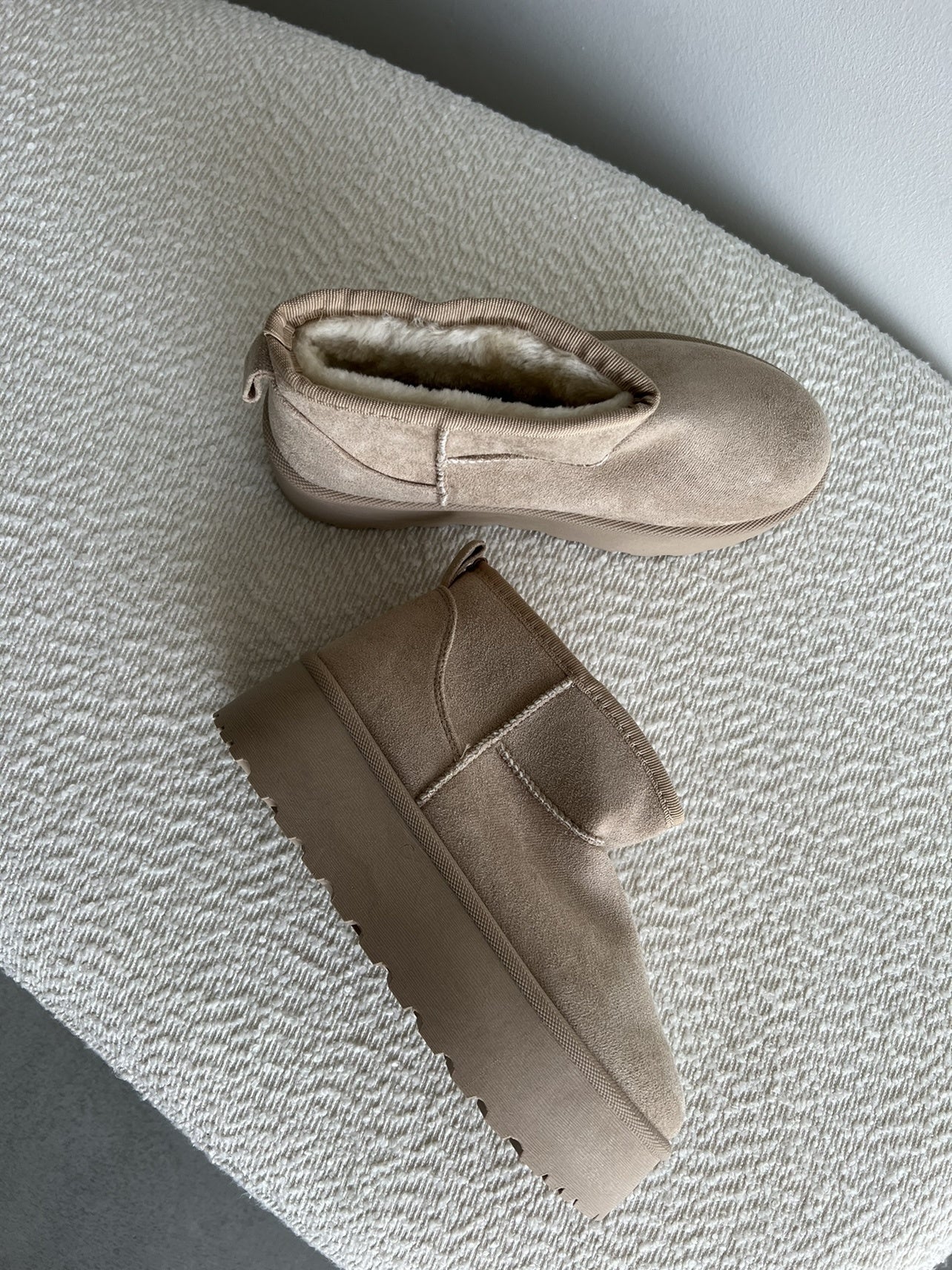MINI BOOTS TAUPE
