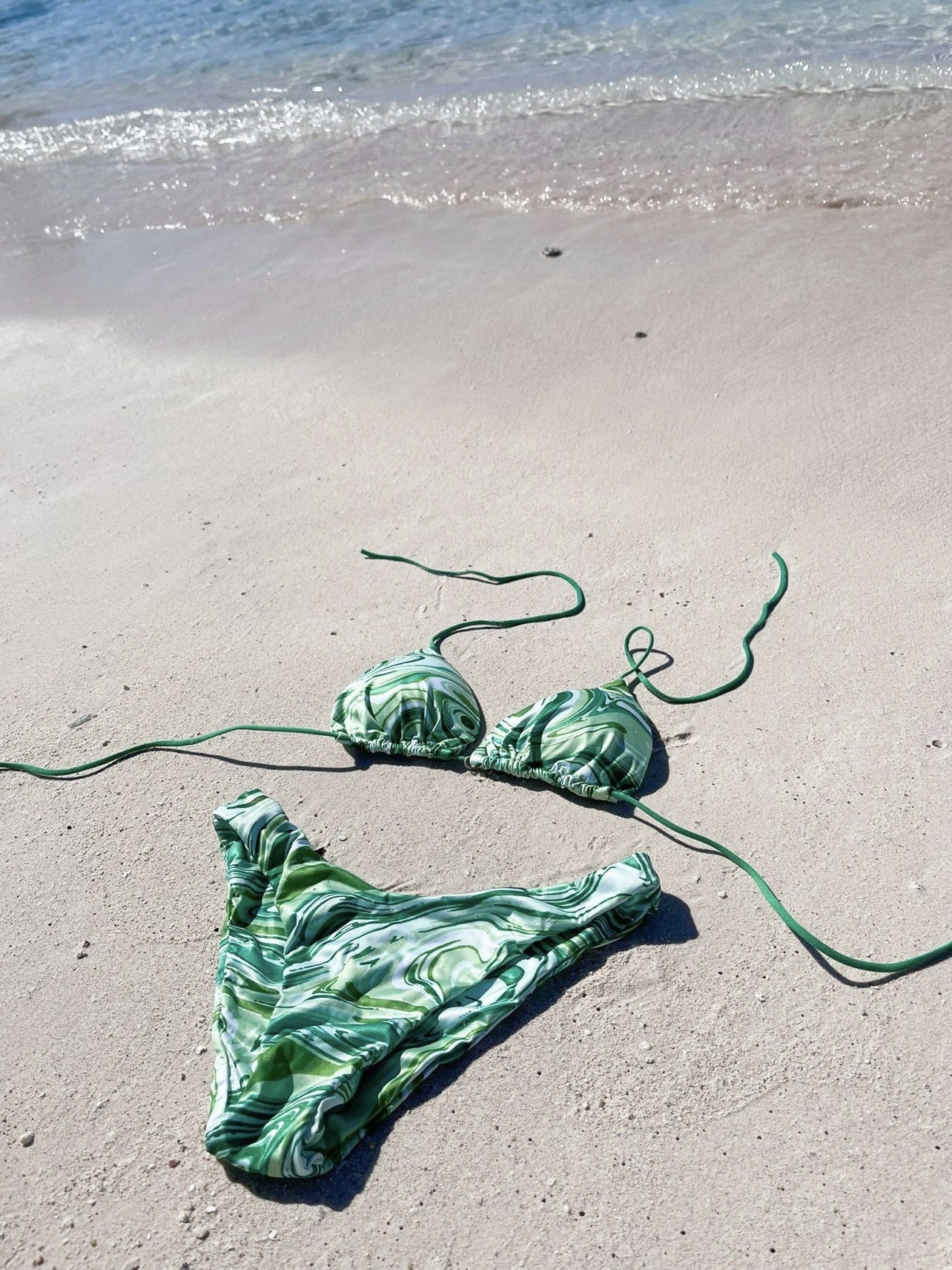 MARBLE BIKINI GREEN