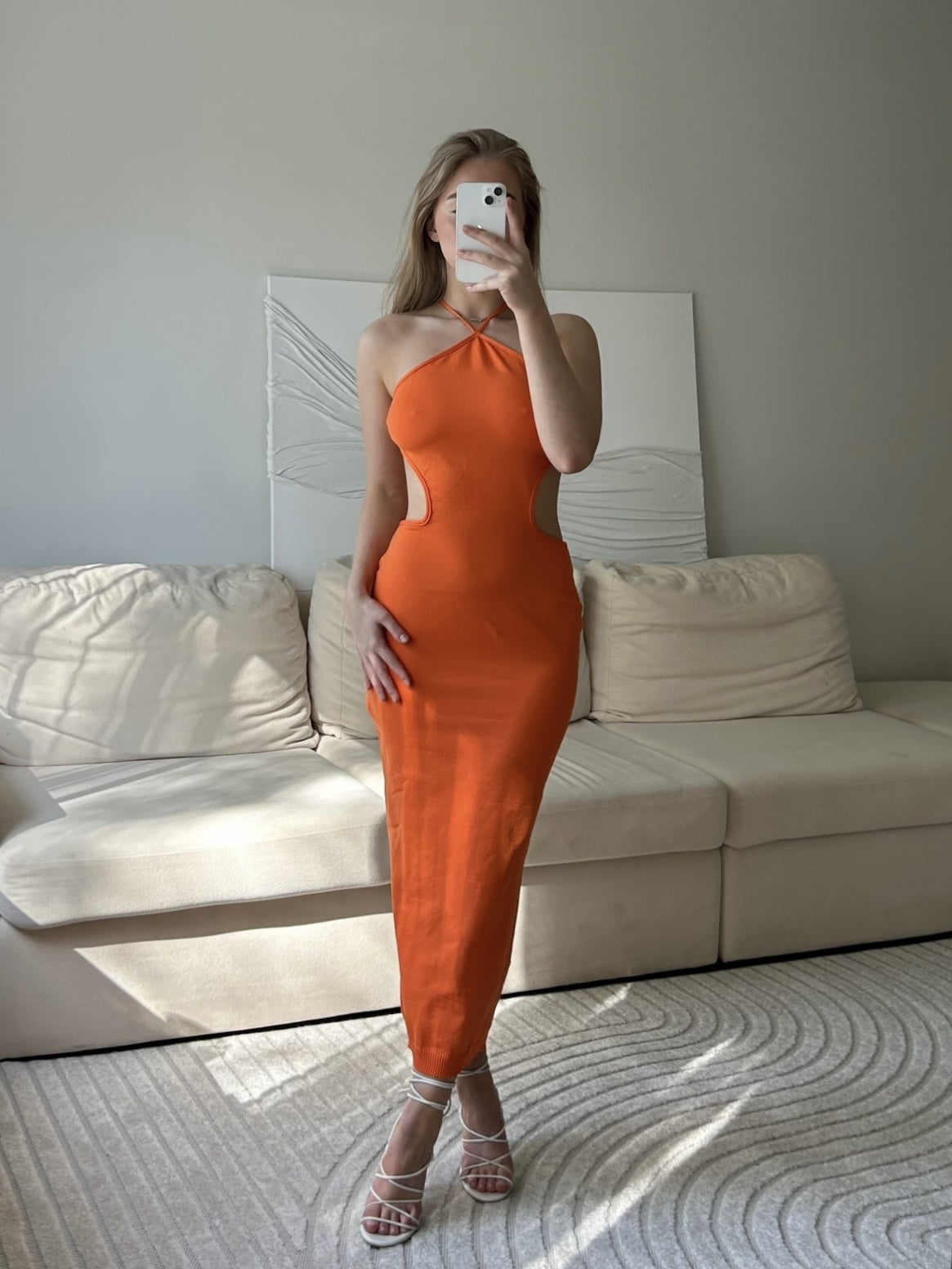 BACKLESS BEAUTY ORANGE